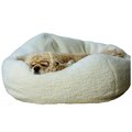 Carolina Pet Company Carolina Pet 015270 Sherpa Puff Ball Pet Bed - Natural; Large 15270